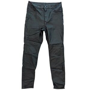 H&M &Denim Curvy Jeggings Black High‎ Rise Skinny Ankle Pants Sz 14